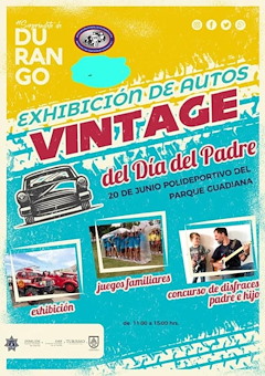 Exhibición de Autos Vintage del Día del Padre Durango 2021