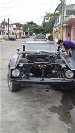 Inicio Restauración, Mustang Mach One 73