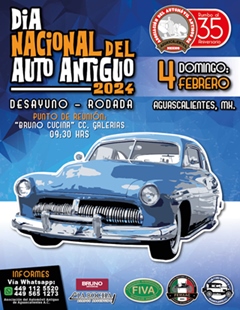Día Nacional Del Auto Antiguo Aguascalientes