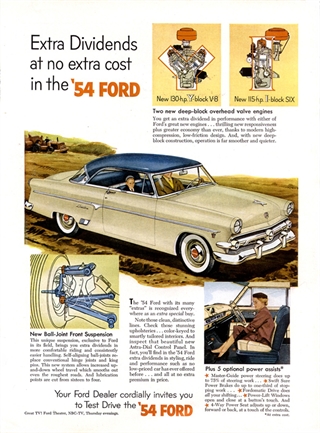 Shoebox Fords 1952, 1953, 1954