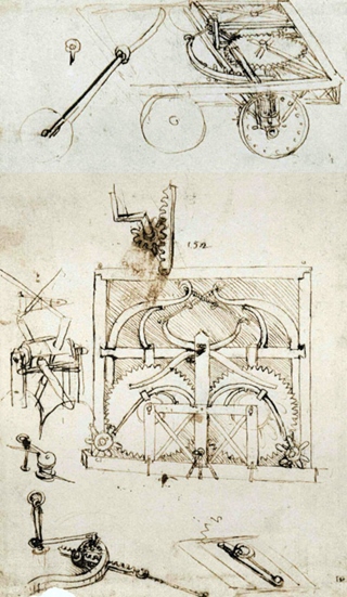Progreso Tecnológico del Automóvil 1478-1886 | El Auto-Movil de Leonardo Da Vinci
