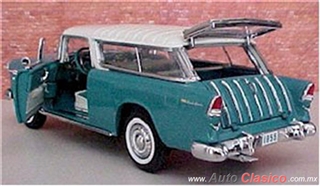 Chevrolet 1955 | Bel Air Vagoneta Nomada, India Ivory – Regal Turquoise