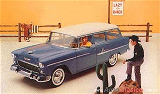 Chevrolet 1955 | Bel Air Vagoneta cuatro puertas,Shoreline Beige – Glacier Blue