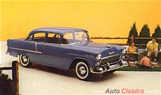 Chevrolet 1955 | 210 Sedan cuatro puertas, Glacier Blue