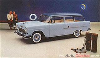 Chevrolet 1955 | 210 Vagoneta dos puertas, Glacier Blue - Skyline Blue