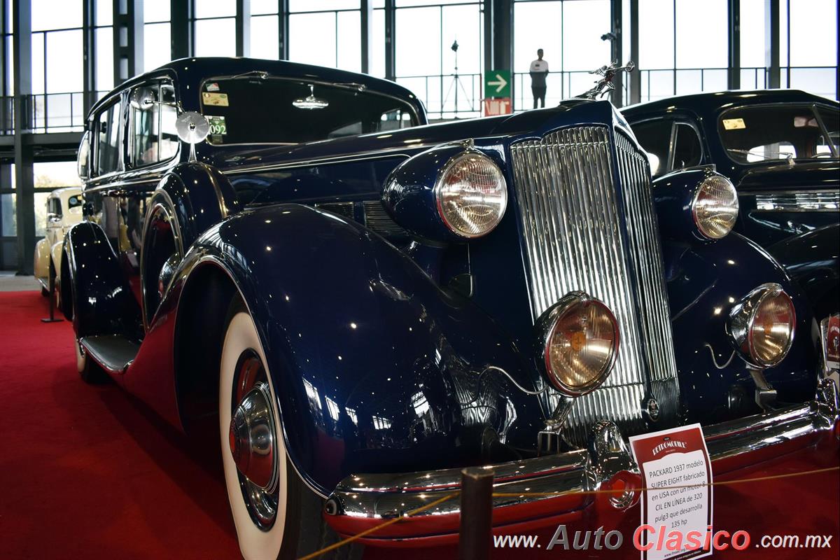 1937 Packard Super Eight 8 cilindros en línea de 320ci con 135hp