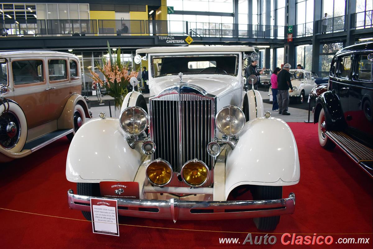 1934 Packard Eight 8 cilindros en Línea de 385 ci con 145hp