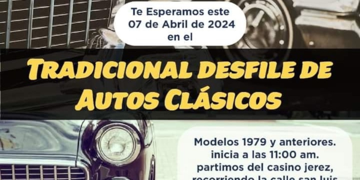 Tradicional Desfile de Autos Clásicos Jerez