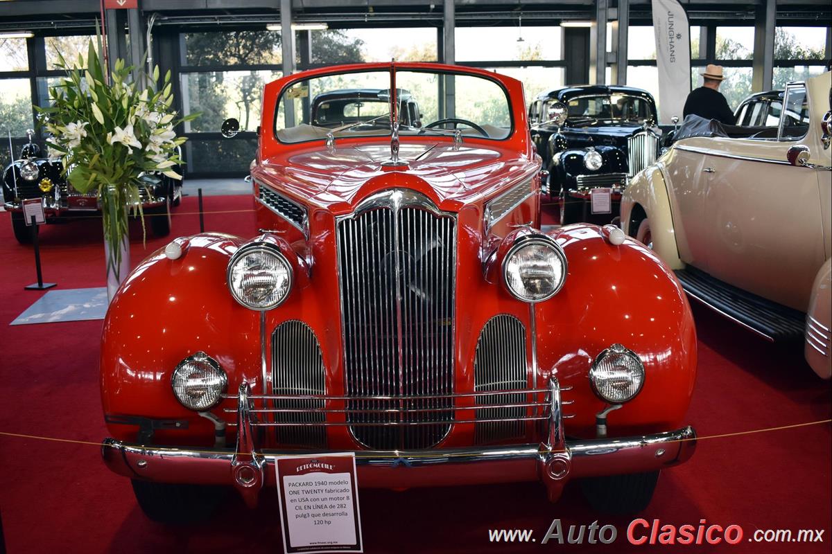 1940 Packard One Twenty Convertible 8 cilindros en línea de 282ci con 120hp