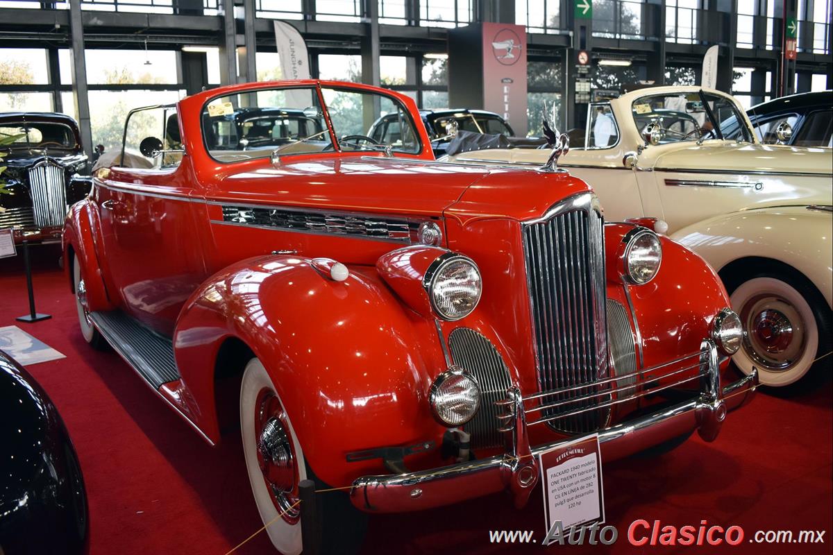 1940 Packard One Twenty Convertible 8 cilindros en línea de 282ci con 120hp