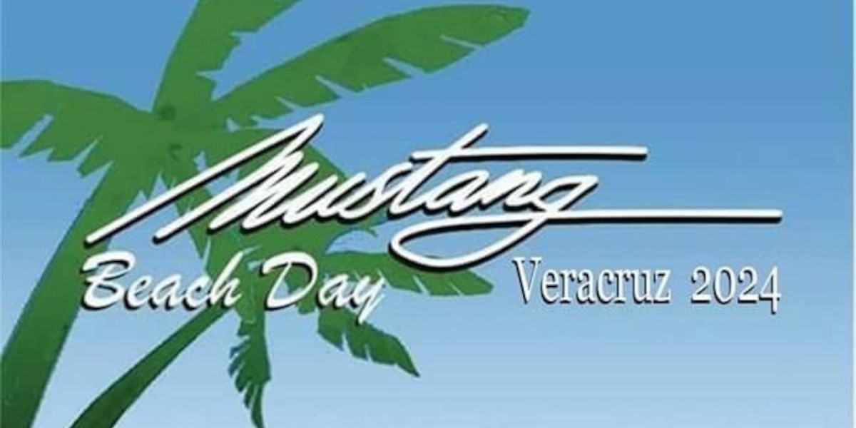 Mustang Beach Day Veracruz 2024