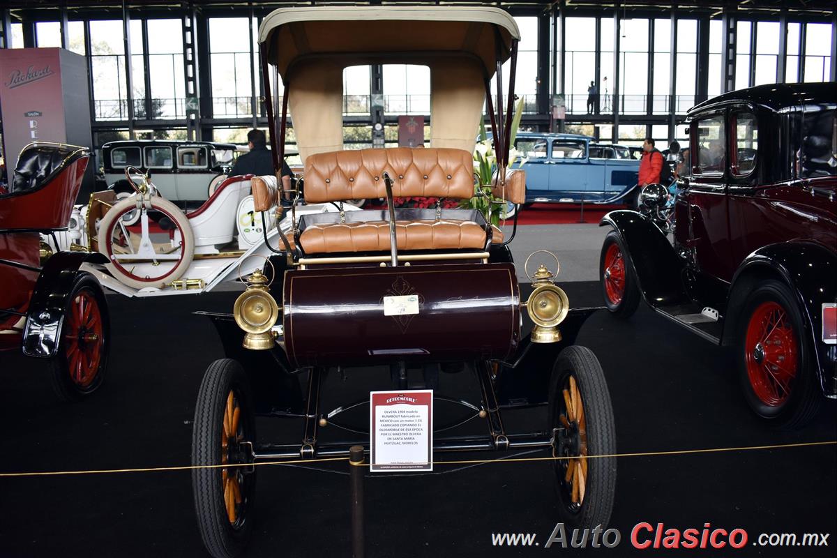 1904 Olvera Runabout fabricado en México con un motor de 1 cilindro. Basado en el Oldsmobile de esa época por el maestro Olvera de Santa María Huitzilac, Morelos.